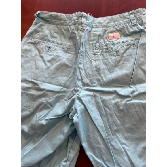 Vineyard Vines Whale Logo Chino Shorts Teal Size 30 - Picture 5 of 6